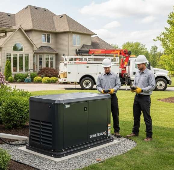 backup generator installation